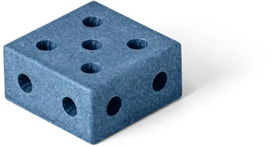 Block Square Deep Blue