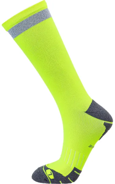 Endurance Torent Reflective Mid Length - Løpesokker - Safety Yellow - Str. 39/42